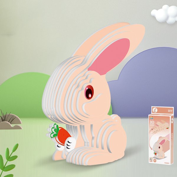 Tier 3D Papier Puzzle Für Kinder Pädagogisches Montessori Spielzeug Lustige DIY Manuelle Montage Dreidimensionale Modell Spielzeug Für Junge Mädchen