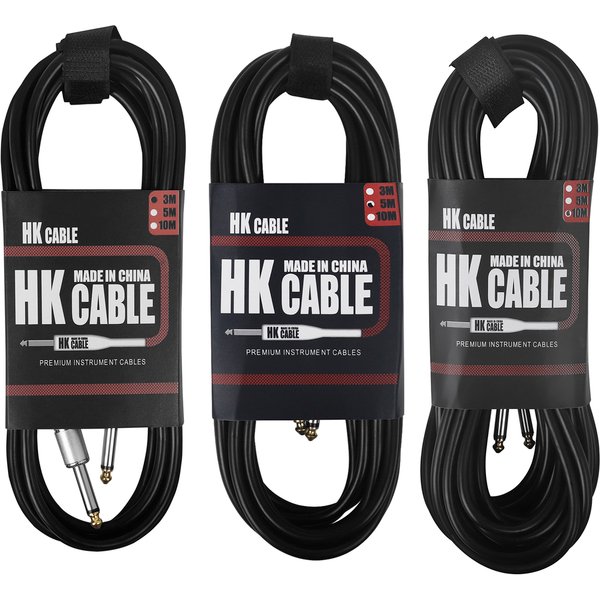 3/5/10M Gitarre Audio Kabel 6,35mm Stecker Kein Lärm Audio Draht Kabel Musical Instrument Zubehör teile für Elektrische Gitarre Bass