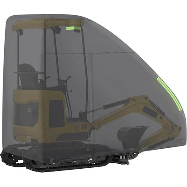 AA81-Excavator Protective Cover Water Proof Fit For E32 E20 E10- Excavator Cover For E20 Mini Excavator