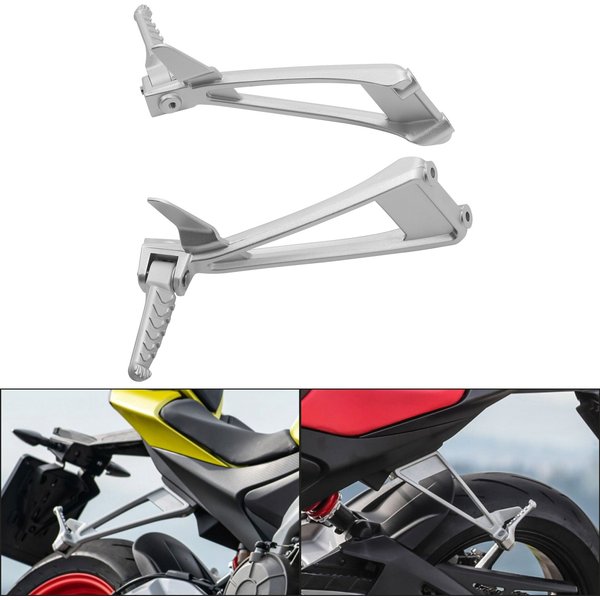 Hinten Passagier Fußrasten Fußstützen Halterung Für Aprilia RS 660 Tuono 660 2021-2025 Motorrad