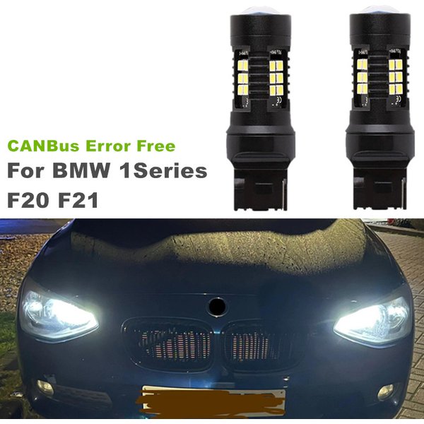 Für BMW 1Serie F20 F21 2011-2015 2 teile/los CANBus Fehler Kostenlose LED Auto Front Kopf Lampe DRL tagfahrlicht