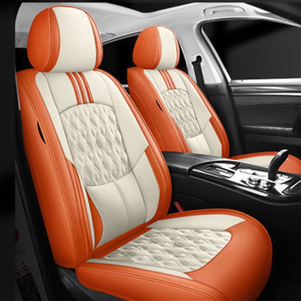 Housse de siège de voiture en cuir, coussin pour VW Jetta Volkswagen Polo 9N Golf Touareg Amarok Caddy Passat Tiguan T-ROC, accessoire d'intérieur