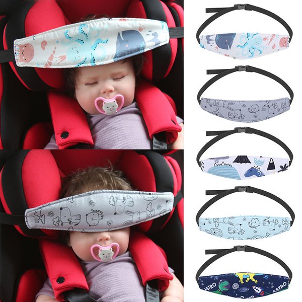 Infant Baby Auto Sitz Kopf Unterstützung Kinder Gürtel Befestigungs Gürtel Einstellbar Junge Mädchen Laufgitter Schlaf Stellungs Baby Saftey Kissen