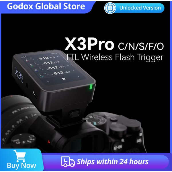 Neuer Godox X3pro TTL HSS 2,4G Wireless Flash Trigger OLED Touchscreen Sender Schnellladung für Canon Nikon Sony Fujifilm