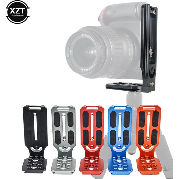 Newest Universal Camera L Bracket Quick Release L Plate 1/4 Inch Screw Swiss Vertical Video Compatible for Nikon Canon Sony Fuji