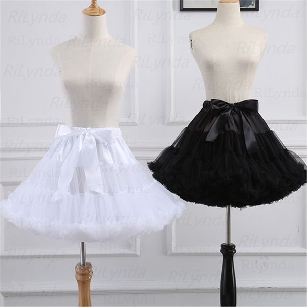 Women Lolita Petticoats Crinoline Inner Bustle Cosplay Jupon Tutu Puffy Cancan Skirt Petticoat Under Wedding Dress Underskirt