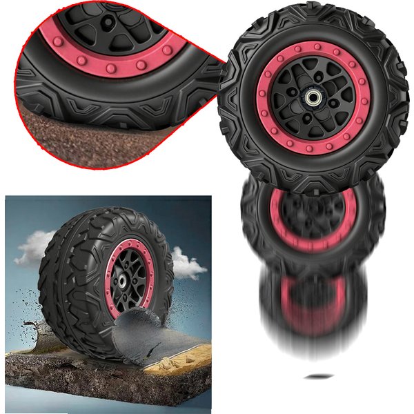 21CM/8,5in 25CM/10in 30CM/12in Kinder Elektrische Fahrt auf Auto EVA Off-Road Gummi weiche Reifen Upgrade Teile, Koppler, Lager, Rad