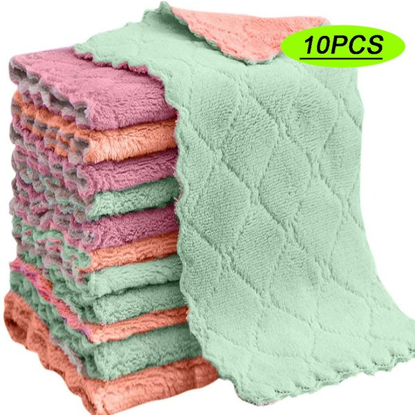 Gril de cuisine en microcarence super absorbant, ustensiles de cuisine à haute efficacité, serviette de livres ménagers, outils et gadgets, 10 pièces