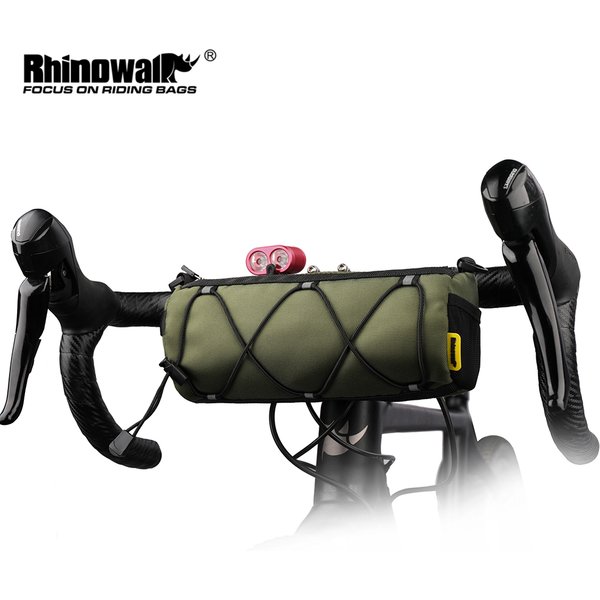 Rhinowalk Bike Tasche Tragbare Lenker Pannier Multi-zweck Große Kapazität Rucksack MTB Road Radfahren Rahmen Rohr Tasche Elastische Band