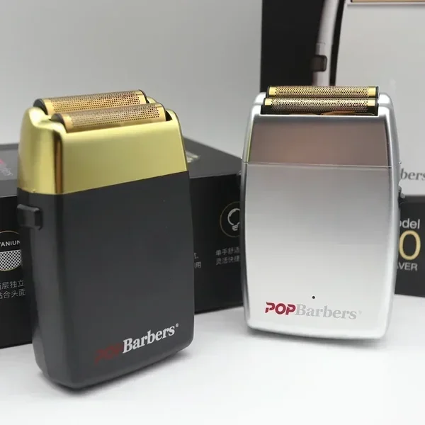 11000 obr./min POP Barbers P620 golarka elektryczna dla mężczyzn podwójna folia USB profesjonalne maszyny fryzjerskie maszynka do włosów golarka męska