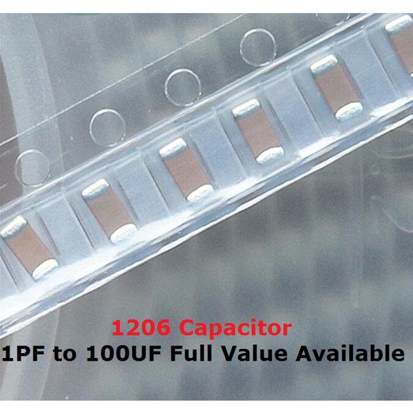 100PCS 1206 SMD Kondensator Kit 16V 25V 10UF 22UF 33UF 47UF 100UF 106 107 226 336 476 K/M/Z X7R Kapazität 1206 10UF