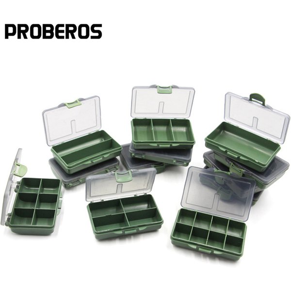 PRO BEROS Fächer Angelgerät Boxen Köder Outdoor Köder Haken Zubehör Box Lagerung Multifunktionale Organisation Boxen