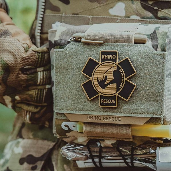 RHINO RESCUE Taktische medizinische Molle-Tasche, horizontale IFAK-Tasche, Schnellverschluss-Erste-Hilfe-Set für Gürtelweste im Freien