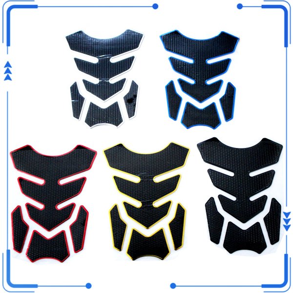 3D Tank pad Stickers Oil Gas Protector Cover Decoration Motorcycle Accessories For Honda Yamaha Tankpad Fishbone Universal Fit