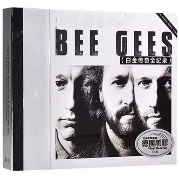 Pop Bee Gees Barry Gibb Musik-CD Greatest Hits Album How Deep Is Your Love 3 Stück Musikaufzeichnung Cosplay Walkman Auto Soundtracks Box