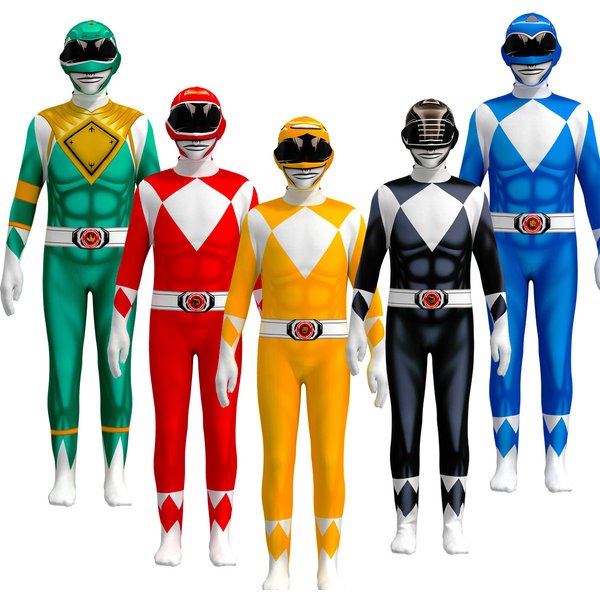 Power Samurai Sentai Shinkenger Cosplay Costume pour adultes et enfants, Smile Hero, Combinaison trempée, Halloween, ixd'anniversaire