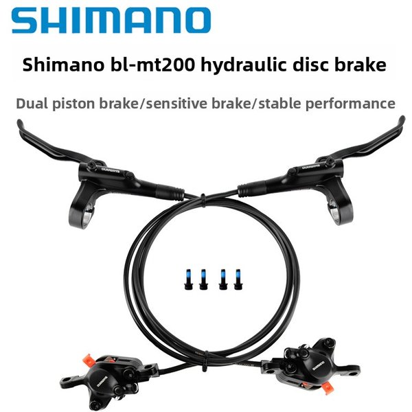 Ensemble de freins à disque hydrauliques pour vélo de montagne Shimano MT200 d'origine