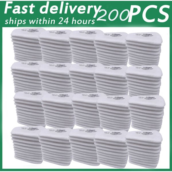 Papier filtre PM 2.5 en coton 5N11, anti-poussière, de remplacement, pour masques à gaz, 6001, 6002, 6003, 6004, 6200, 7502, 6800