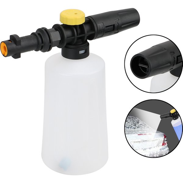 Pour Karcher K2 K3 K4 K5 K6 K7 laveuses haute pression 750ML générateur de mousse de savon de voiture buse de pulvérisation réglable Lance de mousse de neige