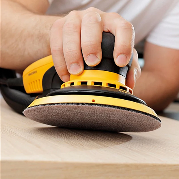 220V 150MM Bürstenloser Exzenterschleifer aus Polen, Holzbearbeitungs-Eckschleifmaschine, Schienenschleifer, Wandschleifmaschine