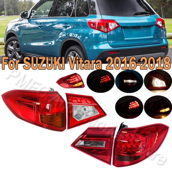 Feu arrière de pare-chocs arrière adapté pour SUZUKI Vitara 2016 2017 2018, feu d'avertissement d'arrêt de voiture, feu Stop, clignotant, feu antibrouillard arrière