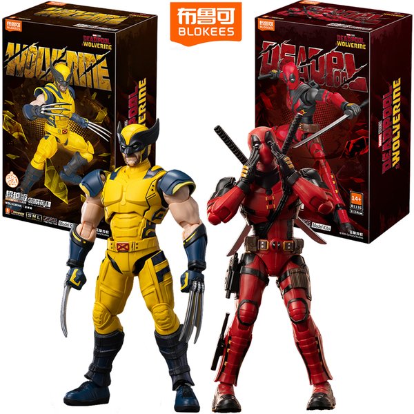BLOKEES Original 2024 Deadpool & Wolverine ami Deadpool 3 x-men classe Version figurine assemblée film modèle jouets cadeau