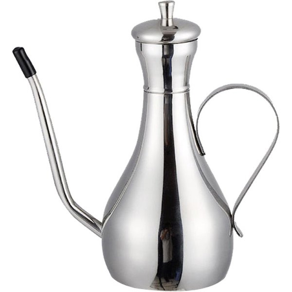 Pot d'assaisonnement en acier inoxydable, ustensile de cuisine, saucière, vinaigre, condiments de Restaurant, bouteille d'huile