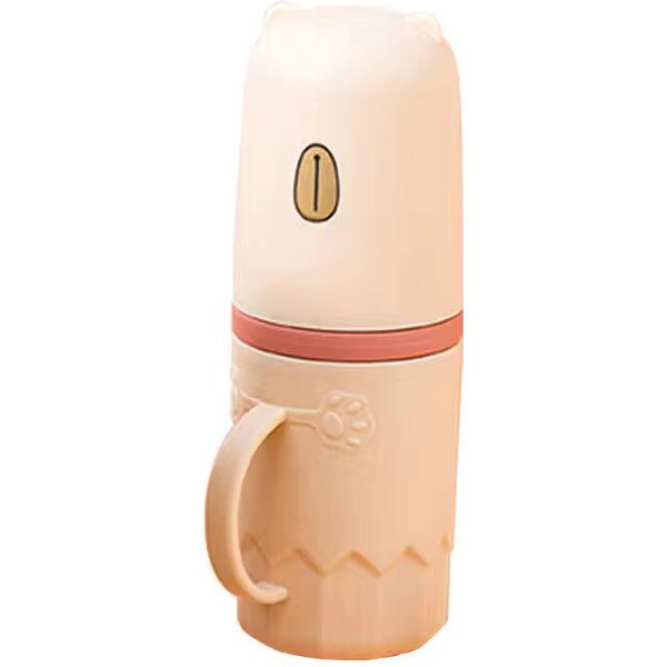 Porte-brosse à dents Portable de voyage, boîte de rangement de dentifrice de dessin animé mignon, organisateur de voyage de salle de bain pour enfants