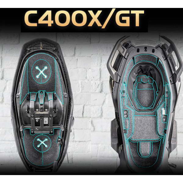 Motorrad Hinten Trunk Cargo Liner Schutz Sitz Eimer Pad für BMW C400GT C400 GT C400X C400 GT / X 2020-2025