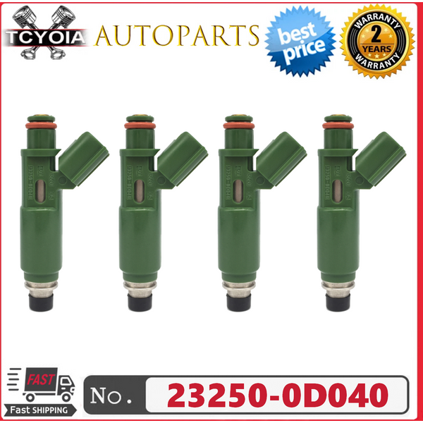 4pcs/lot 23250-0D040 23209-0D040 Fuel Injector For TOYOTA Corolla MR2 Celica Avensis RAV4 1.8L 1ZZ
