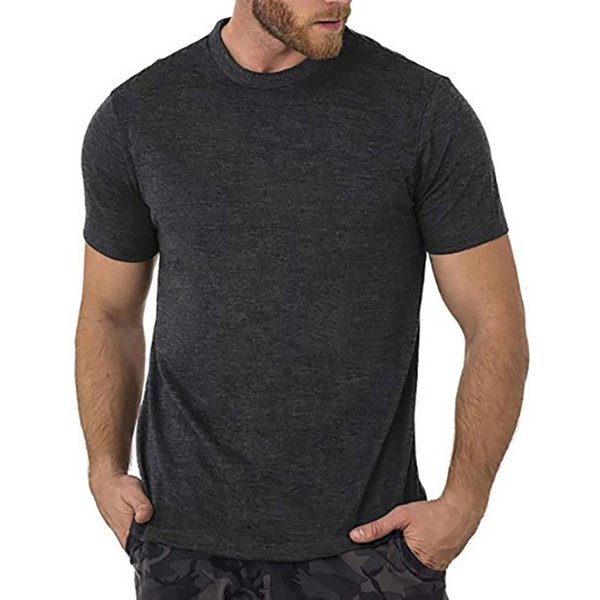 T-shirt pour homme 100 % laine mérinos super fine 180 g/m² – Couche de base respirante, anti-humidité, séchage rapide, anti-odeur, sans démangeaisons, confortable, coupe asiatique