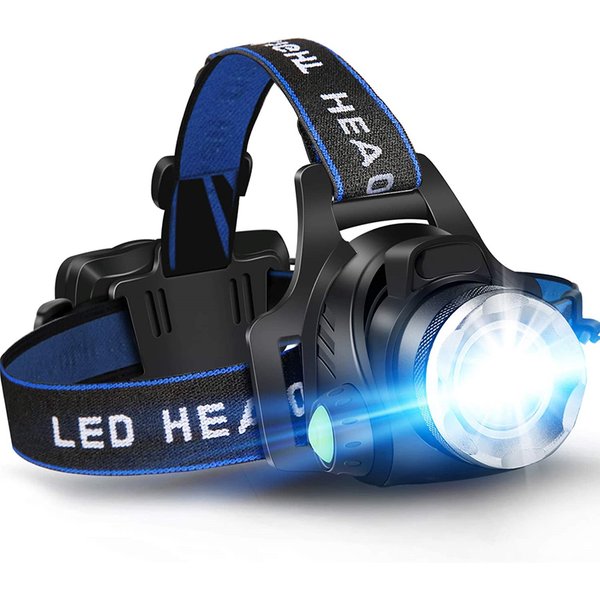 Powerful LED Induction Headlamp USB/DC Rechargeable Headlight Aluminium Alloy Outdoor Waterproof Head Lamp High Lumen Head Torch