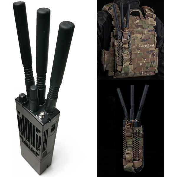 Model atrapy radia MPU5 DIY Walkie-Talkie Transceiver Model atrapy CS Airsoft Paintball Wargame Radio Interphone Model rekwizyt
