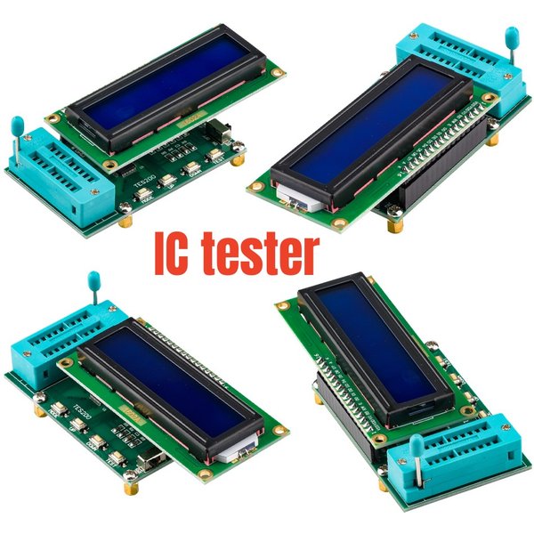 TES200 Digital Integrated Circuit Tester IC Tester 74 Series 40 Series IC Logic Gate Testing Integrated Circuit Checker