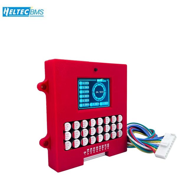 Heltec 8s Aktiver Balancer mit Spannungsanzeige TFT Lipo/LiFePO4 Batterie-Spannungstester 8s 5a Energieübertragungs-Equalizer