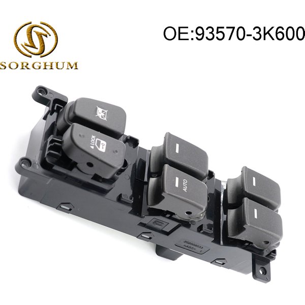SORGHUM New For Hyundai Sonata 2008-2010 Front Left Driver Side Power Window Switch Button Master OEM 935703K600 93570-3K600
