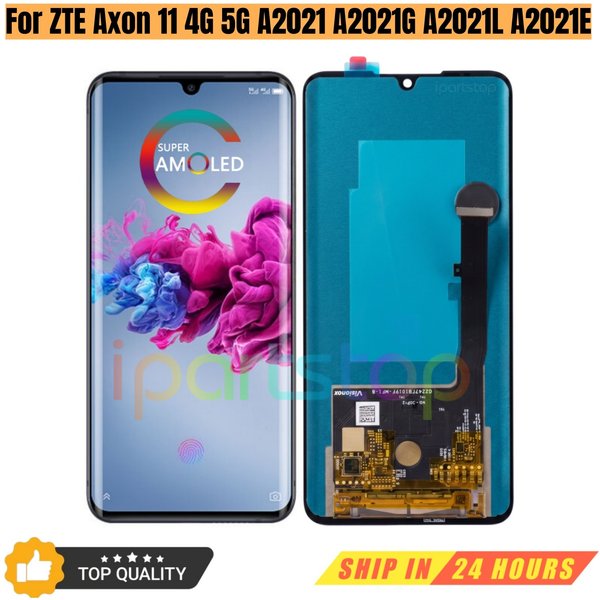 iParts Ersatz-Display für ZTE Axon 11 4G 5G A2021 A2021G A2021L A2021E AMOLED Display Touchscreen-Baugruppe OEM-geprüft