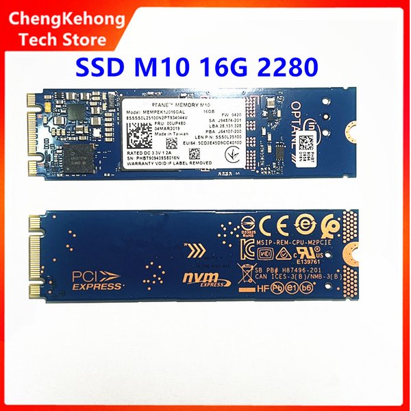 Original M10 16G 2280 2242 Internes Solid-State-Laufwerk SSD, kompatibel mit Laptop M.2 SSD für Intel OPTANE