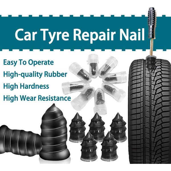 10/20/30 stücke Auto Vakuum Reifen Reparatur Nagel Set Motorrad Reifen Punktion Reparatur Kit für Auto Fahrrad Tubeless reifen Reparatur Gummi Nägel