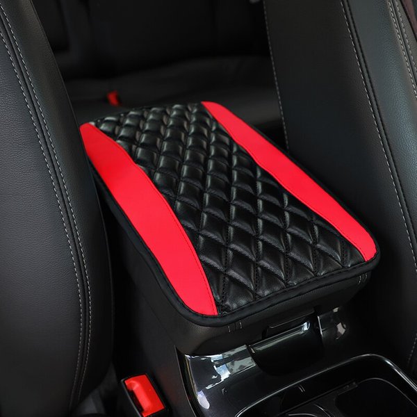 Auto Armlehne Abdeckung Matte Universal Pu Leder ethnischen Stil drucken wasserdichte rutsch feste Aufbewahrung sbox Pad Auto Styling Innen zubehör