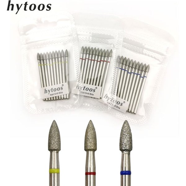 HYTOOS cône diamant cuticule foret manucure forets ongles accessoires outils