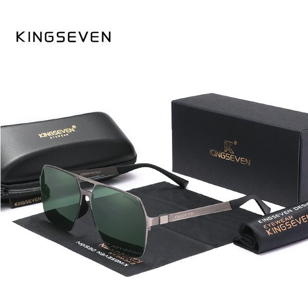 KINGSEVEN nouvelle conduite hommes lunettes de soleil polarisées branches Ultra minces lunettes de soleil pour hommes UV400 lunettes rétro Sports de plein air