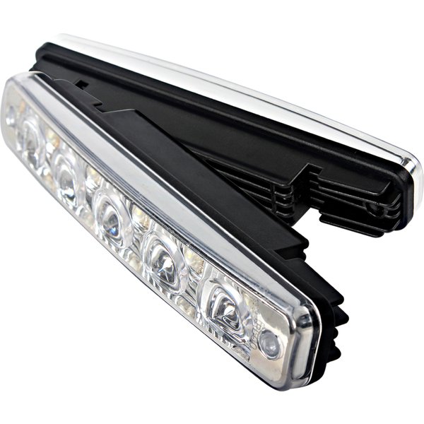 LEEPEE-Feux de jour étanches à la lumière du jour, feux de voiture super lumineux, feux de jour universels, DRL, 5 gibles