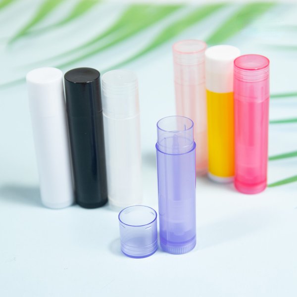 10 Teile/los 5g 5ml Nachfüllbare Lippenstift Lip Balm Behälter Leere Kosmetische Behälter Lotion Behälter Klare Reise Flasche