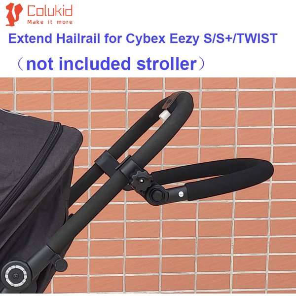 Baby Stroller Accessories Extend Handle Hailrail Bumper For YOYO Cybex Eezy S/S+/Twist