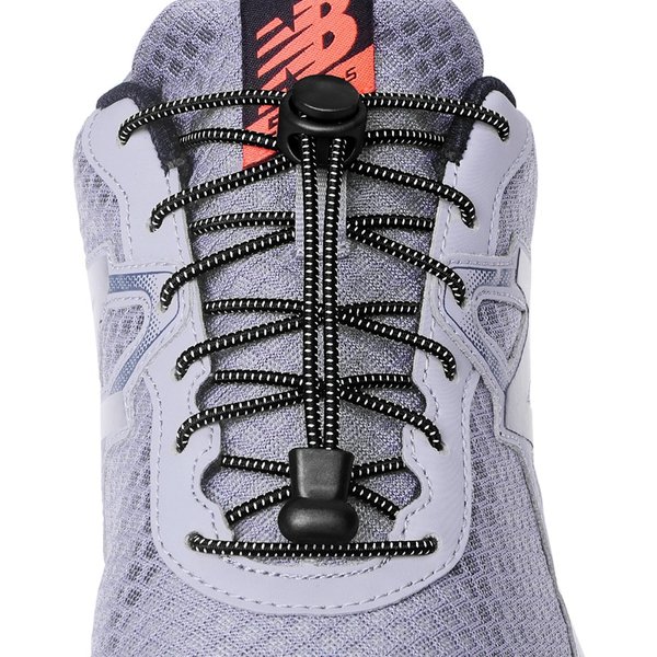 1Pair Shoelaces for Sneaker Elastic No Tie Shoe Laces Stretching Lock Lazy Laces Quick Rubber Shoelace Round Shoestrings