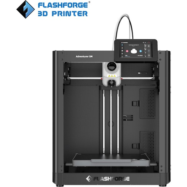 Flashforge Adventurer 5M Hochgeschwindigkeits-3D-Drucker DIY Vollautomatische Nivellierung Direkter Extruder Flexible PEI-Platte Stromausfallwiederherstellung Filamenterkennung