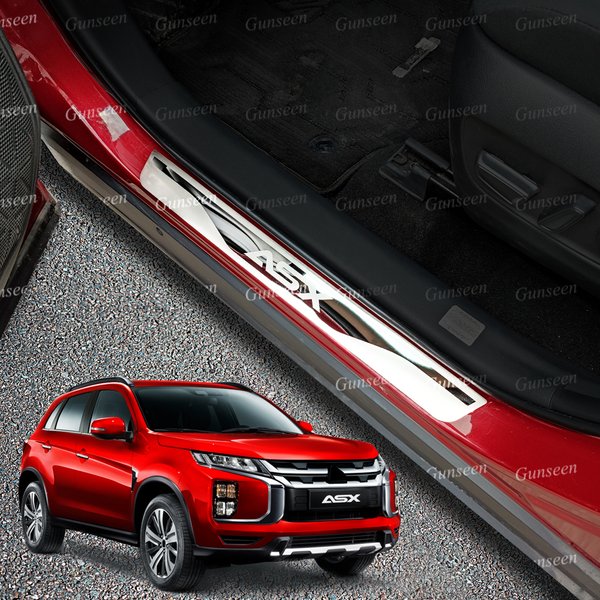 Für Mitsubishi ASX 2024 2023 2022 2021 Auto Zubehör Tür-Schwellen-verschleiss-Platte Schutz Auto Schwelle Pedal Schutz Trim Aufkleber