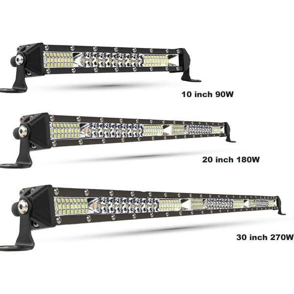Slim Spot Flood LED Bar Off Road 12V 24V LED Light Bar/Work Light For Car 4x4 Truck ATV SUV Boat Lada Barra LED Lightbar