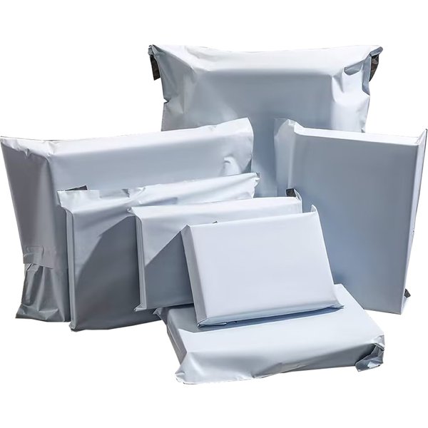 50 Teile/lose Versand Umschlag Taschen Kunststoff Express Umschlag Lagerung Taschen Weiße Farbe Mailing Taschen Selbstklebende Dichtung Lagerung Tasche